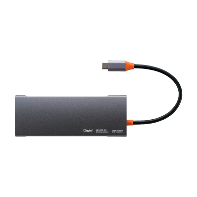ナカバヤシ PD対応 Type-C 9in1 アルミドッキングステーション/グレー UD-C05GY (tm)の商品画像7枚目