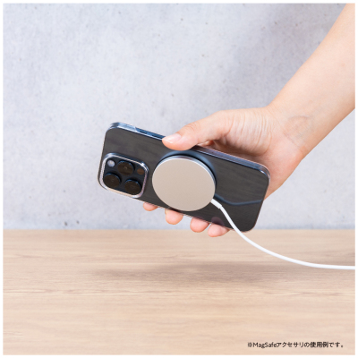 ナカバヤシ MagSafe対応メタルリングステッカー MAGCA【マグカ】/ブラック SMA-H012BK (tm)の商品画像8枚目