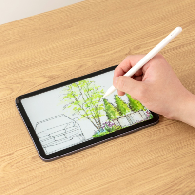 ナカバヤシ iPad mini用 着脱式ペーパータッチフィルム TBF-IPM21FDGPK (tm)の商品画像5枚目