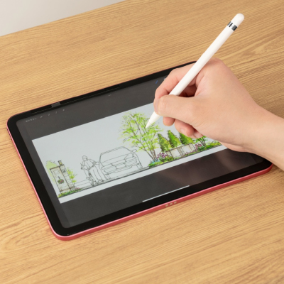 ナカバヤシ iPad 10.9インチ用 着脱式ペーパータッチフィルム TBF-IP22FDGPK (tm)の商品画像5枚目