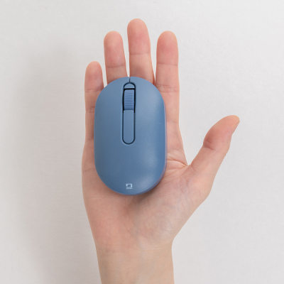 ナカバヤシ 小型無線静音3ボタンBlueLEDマウス/ブルー MUS-RKT246BL (tm)の商品画像10枚目