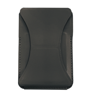 ナカバヤシ マグネット式カード型iPhoneスタンド/ブラック SMA-H007BK (tm)の商品画像1枚目