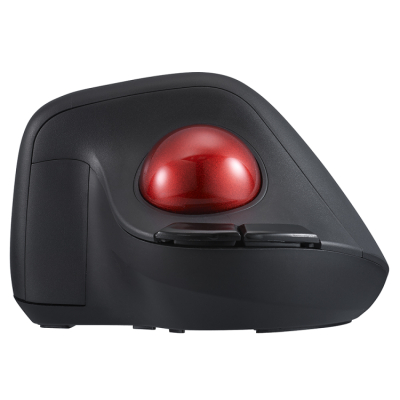 ナカバヤシ 無線エルゴ静音5ボタン光学式トラックボール/ブラック MUS-TRKF248BK (tm)の商品画像12枚目