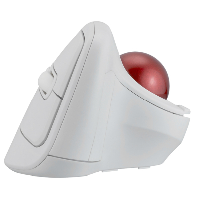 ナカバヤシ 無線エルゴ静音5ボタン光学式トラックボール/ホワイト MUS-TRKF248W (tm)の商品画像9枚目