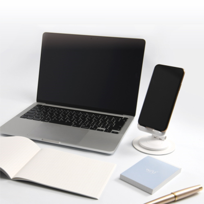 ナカバヤシ　折りたたみスマートフォンスタンド／ホワイト　SMA-H008W　(tm)の商品画像5枚目