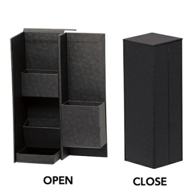 ナカバヤシ ライフスタイルツール ボックスS LST-B01BK ブラックの商品画像3枚目