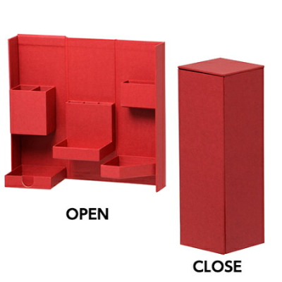 ナカバヤシ ライフスタイルツール ボックスM LST-B02WR ワインレッドの商品画像3枚目