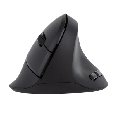 ナカバヤシ 無線静音5ボタンBlueLEDエルゴマウス/ブラック MUS-RKF251BK (tm)の商品画像2枚目