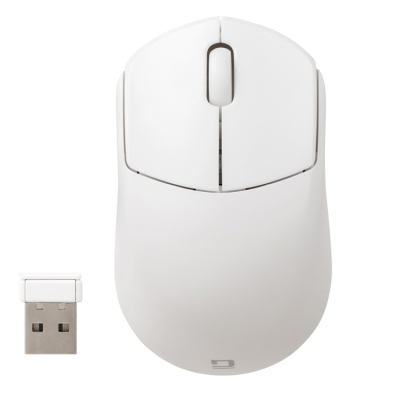 ナカバヤシ 小型無線静音3ボタンBlueLEDマウス/ホワイト MUS-RKT249W (tm)の商品画像9枚目