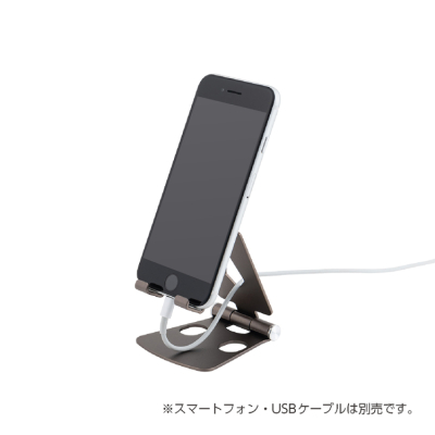 ナカバヤシ　アルミスタンド　ミニ／ブラウン　SST-21BR　(tm)の商品画像3枚目