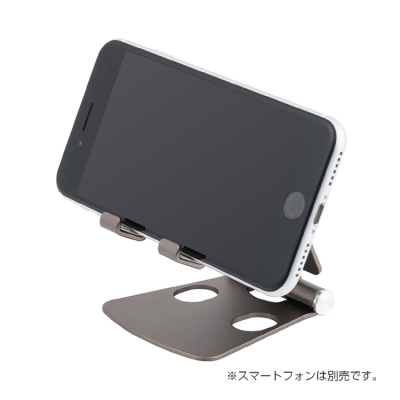 ナカバヤシ　アルミスタンド　ミニ／ブラウン　SST-21BR　(tm)の商品画像4枚目