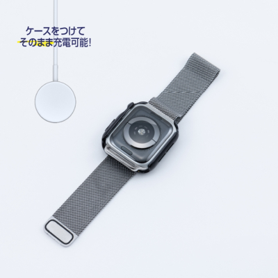 ナカバヤシ　AppleWatch42mm　ガラス＋ケース／クリア　SMWC-AW421CL　(tm)の商品画像8枚目