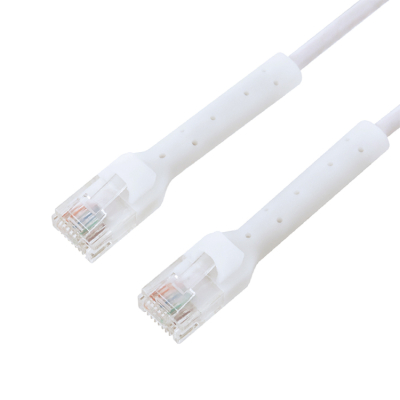 ナカバヤシ　CAT.6A　固定できるLANケーブル　1m／白　C6A-K010W　(tm)の商品画像1枚目