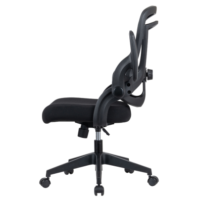 ナカバヤシ ランバーサポートメッシュチェア/ブラック CNN-008BK (tm)の商品画像8枚目