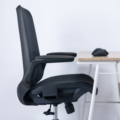 ナカバヤシ オールメッシュチェア/ブラック RZS-401BK (tm)の商品画像15枚目