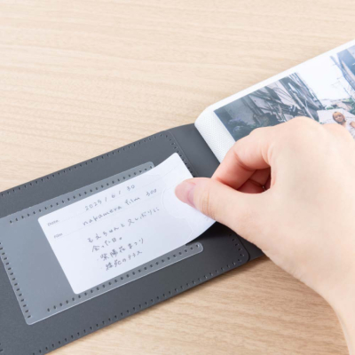 ナカバヤシ フィルムナアルバム 28/ブラック L判1段ポケット 28枚収納 A-NAPL-280-Dの商品画像6枚目