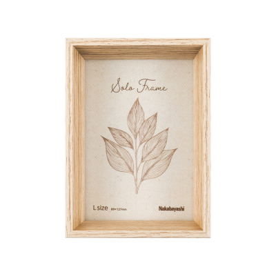 ナカバヤシ ソロフレーム/L/ナチュラル F-TW-120-NAの商品画像1枚目