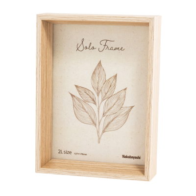 ナカバヤシ ソロフレーム/2L/ナチュラル F-TW-122-NAの商品画像2枚目