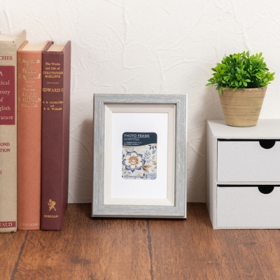 ナカバヤシ　モダンエッジ／フォトフレーム／L・チェキ／グレー　F-TP-125-Nの商品画像4枚目