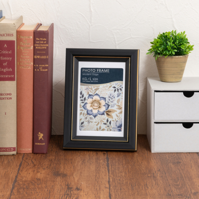 ナカバヤシ モダンエッジ/フォトフレーム/KG・L/ブラック F-TP-126-Dの商品画像4枚目