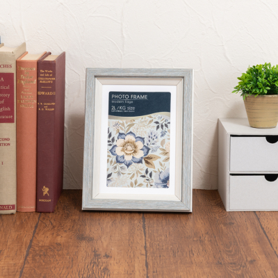 ナカバヤシ モダンエッジ/フォトフレーム/2L・KG/グレー F-TP-127-Nの商品画像4枚目