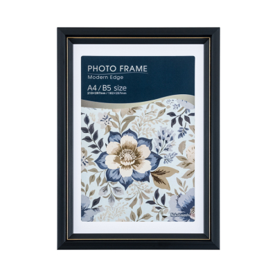 ナカバヤシ モダンエッジ/フォトフレーム/A4・B5/ブラック F-TP-128-Dの商品画像1枚目