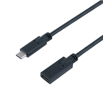 ナカバヤシ　USB2.0延長ケーブル Type-C ブラック 0.5m　USB-EC2005BK　(tm)の商品画像2枚目