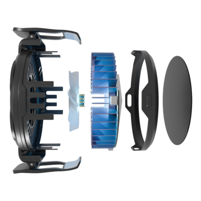 ナカバヤシ　スマートフォンクーラー　クリップタイプ／ブラック　SMP-02BK　(tm)の商品画像4枚目