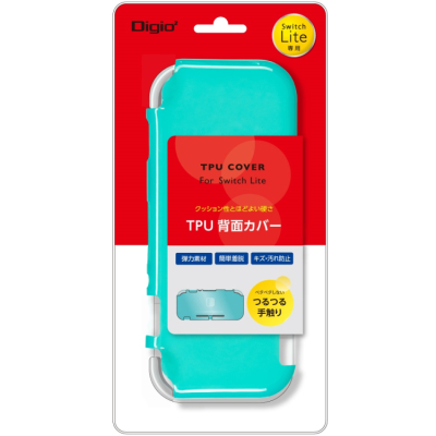 ナカバヤシ Switch Lite用 TPU背面カバー ターコイズ SZC-SWL04TQ (tm) の商品画像3枚目