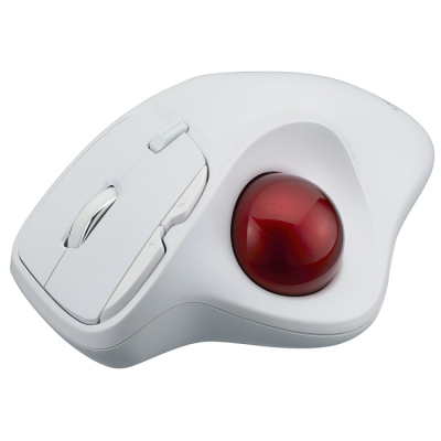 ナカバヤシ スタンダード 無線5ボタン光学式親指トラックボール ホワイト MUS-TRIF175W (tm) の商品画像4枚目