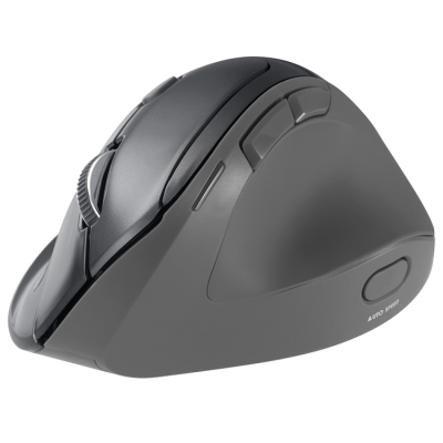 ナカバヤシ　高速スクロール　無線エルゴノミクス5ボタン BlueLEDマウス/グレー　MUS-RKF176GY　(tm)　の商品画像6枚目