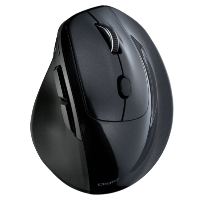 ナカバヤシ 高速スクロール Bluetooth5.0 エルゴノミクス5ボタン BlueLEDマウス/ブラック MUS-BKF177BK (tm)の商品画像9枚目