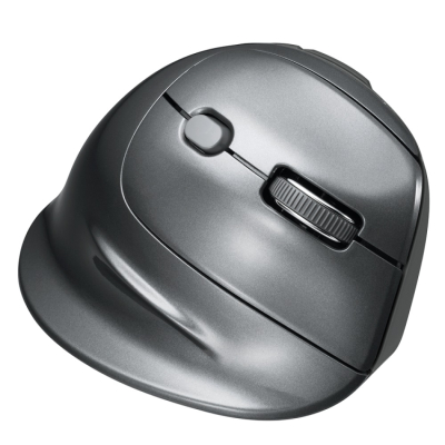 ナカバヤシ 高速スクロール Bluetooth5.0 エルゴノミクス5ボタン BlueLEDマウス/グレー MUS-BKF177GY (tm)の商品画像5枚目