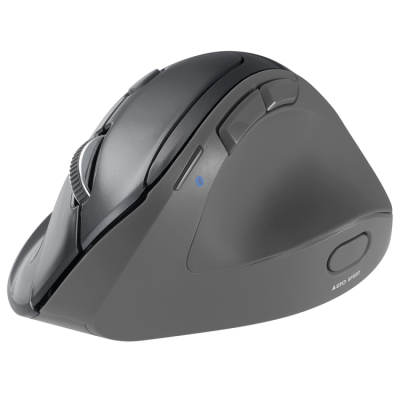 ナカバヤシ 高速スクロール Bluetooth5.0 エルゴノミクス5ボタン BlueLEDマウス/グレー MUS-BKF177GY (tm)の商品画像6枚目