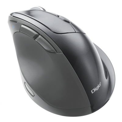 ナカバヤシ 高速スクロール Bluetooth5.0 エルゴノミクス5ボタン BlueLEDマウス/グレー MUS-BKF177GY (tm)の商品画像8枚目