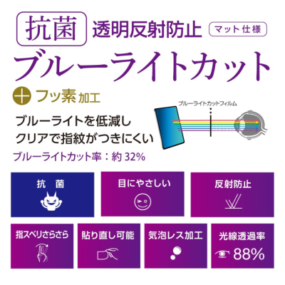 ナカバヤシ　Surface Laptop Go用 反射防止ブルーライトカットフィルム　TBF-SFLG20FLGBC　(tm)　の商品画像2枚目