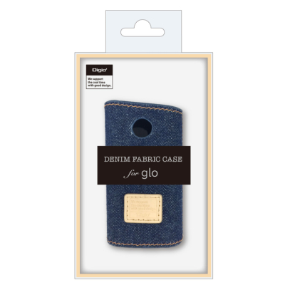 ナカバヤシ GLO デニムケース ブルー SZC-GLO02BL (tm) の商品画像1枚目