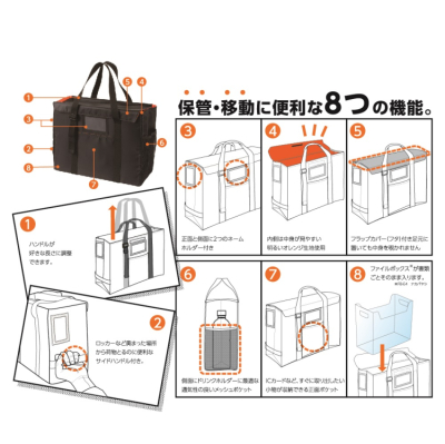 ナカバヤシ　オフィスキャリングトート／ブラック　CB-274BK　(tm)　の商品画像3枚目