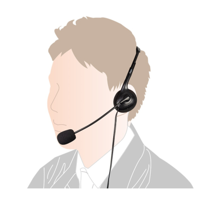 ナカバヤシ　ヘッドセット／ブラック　MHM-S24BK　(tm)　の商品画像3枚目