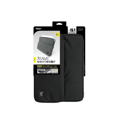 ナカバヤシ 15インチ汎用PCインナーバッグ/スリム/ブラック SZC-FC151907BK (tm) の商品画像4枚目