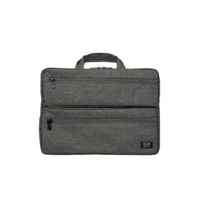 ナカバヤシ　13インチ汎用PCインナーバッグ／2ポケット付／グレー　SZC-FC131908GY　(tm)　の商品画像1枚目