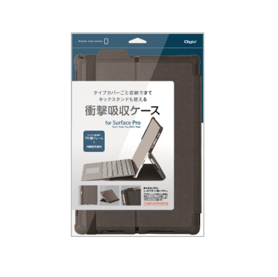 ナカバヤシ　Surface　Pro7用衝撃吸収ケース／ブラック　TBC-SFP1904BK　(tm)　の商品画像4枚目