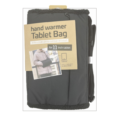 ナカバヤシ キャリングバッグ/ハンドウォーマーバッグ/BK CB-287BK (tm)の商品画像5枚目