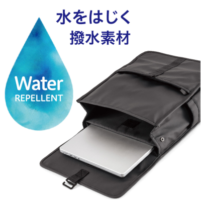 ナカバヤシ　14インチPC用キャリングバッグ／BK　CB-288BK　(tm)の商品画像1枚目