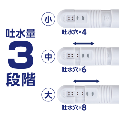 ナカバヤシ　ペットボトルシャワー／ホワイト　MBK-TW04W　(tm)の商品画像5枚目