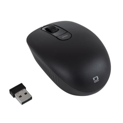 ナカバヤシ　無線静音3ボタンBlueLEDマウス／ブラック　MUS-RKT252BK　(tm)の商品画像3枚目