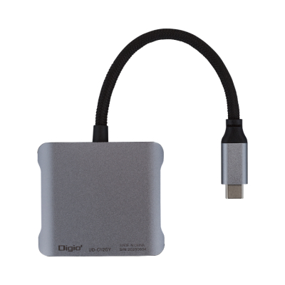 ナカバヤシ Type-C5in1コンパクトドック/グレー UD-C12GY (tm)の商品画像3枚目