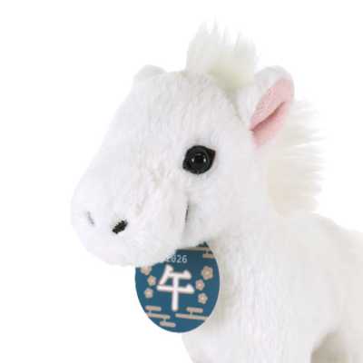 サンレモン　フラッフィーズ　ぬいぐるみ　S 　ウマ　WH　P-1453の商品画像5枚目