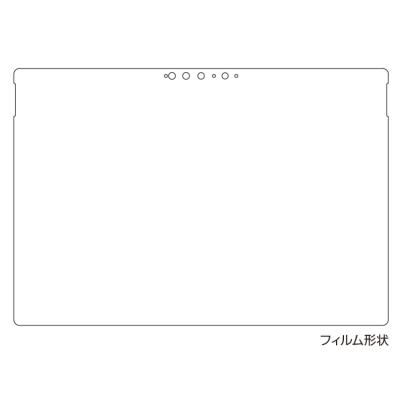 ナカバヤシ　SurfacePro7用液晶保護フィルム／指紋防止　TBF-SFP19FLS　(tm)の商品画像6枚目