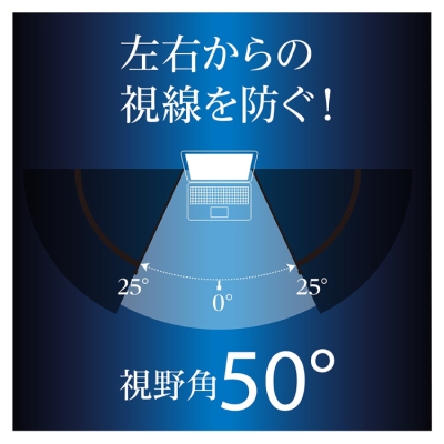 ナカバヤシ　MacBookPro13用のぞき見防止フィルム　SF-MBP13FLGPV　(tm)の商品画像2枚目